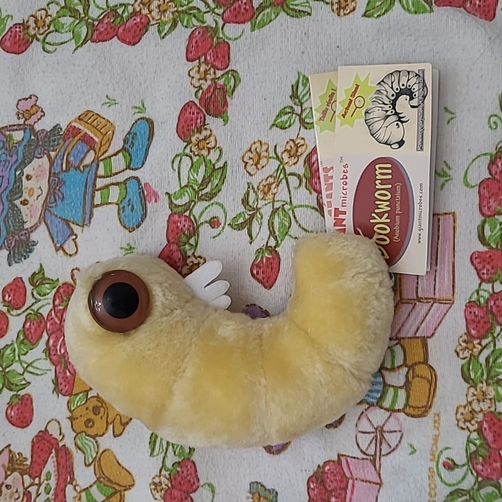 Giant Microbes Bookworm Plush